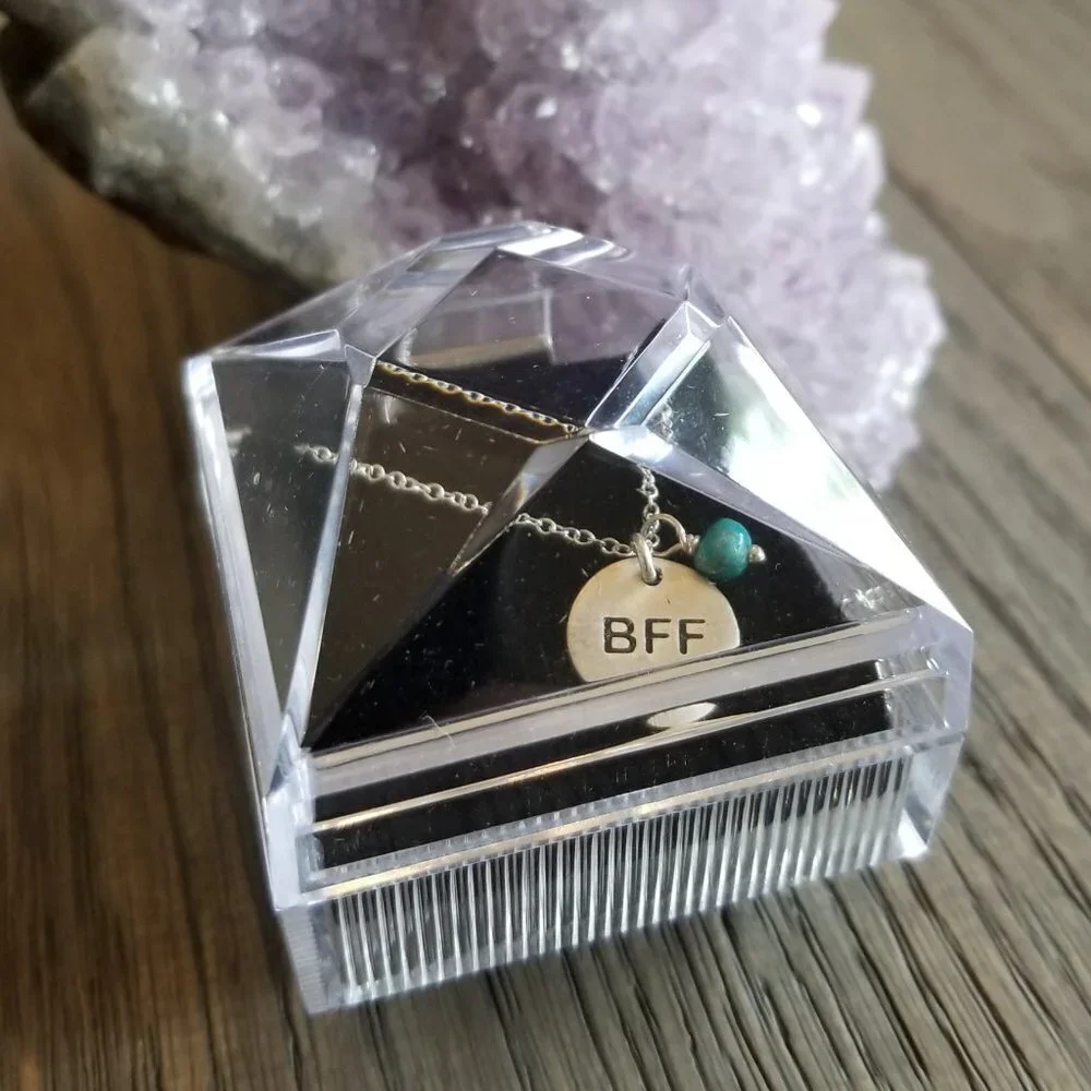 NEW--Sterling Silver BFF Necklace